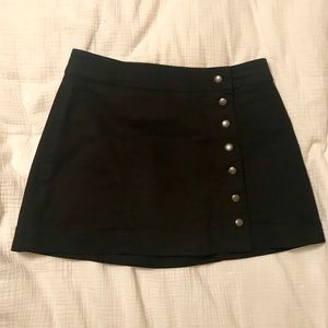 FP Black Denim Skirt, Size 10